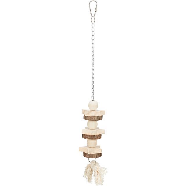 0257a699281cba7e1d3717c0a01cf8b9420fc592 Toys on a chain, with rope, wood, coloured, 30 cm – Obrázok 1
