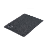 Cat litter tray mat, PVC, 37 × 45 cm, anthracite