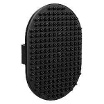 Massage brush with hand-loop, rubber, 9 × 13 cm