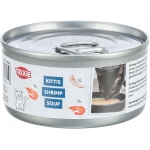 KITTIS Salmon Soup krevety & kura - tekutá maškrta pre mačky, 80 g
