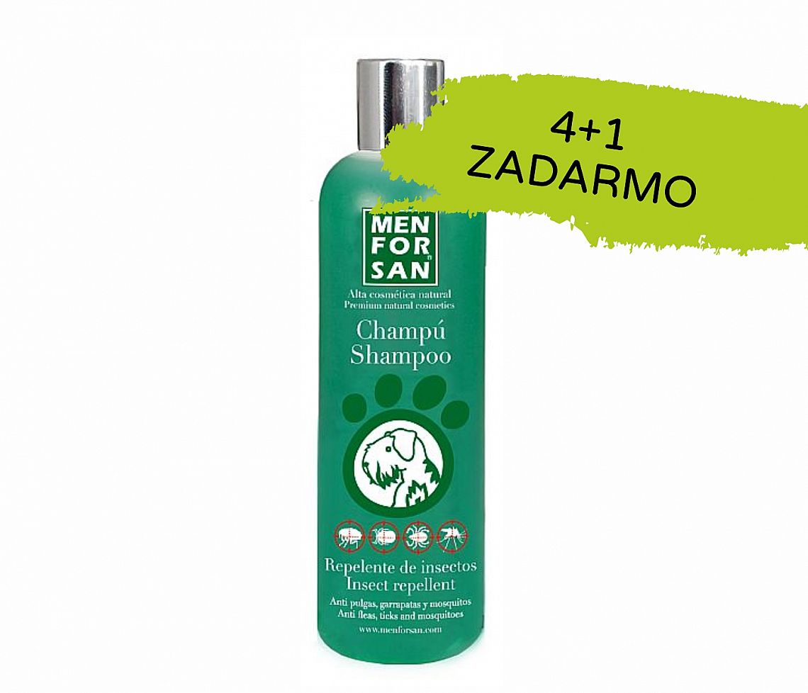 0a78b13475d499a0441937fd8a6177741ba37435 Šampón na psov s citronellou 300ml 4+1 ZDARMA – Obrázok 1