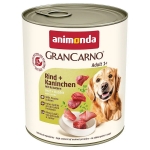 Konzerva GranCarno ADULT kralik+bylinky 800g