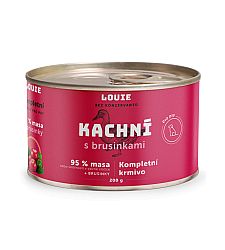 17424b12580e97955c21f4701334ce6273fa9dda Konzerva LOUIE kačacie s brusnicami 200g pre psov – Obrázok 1