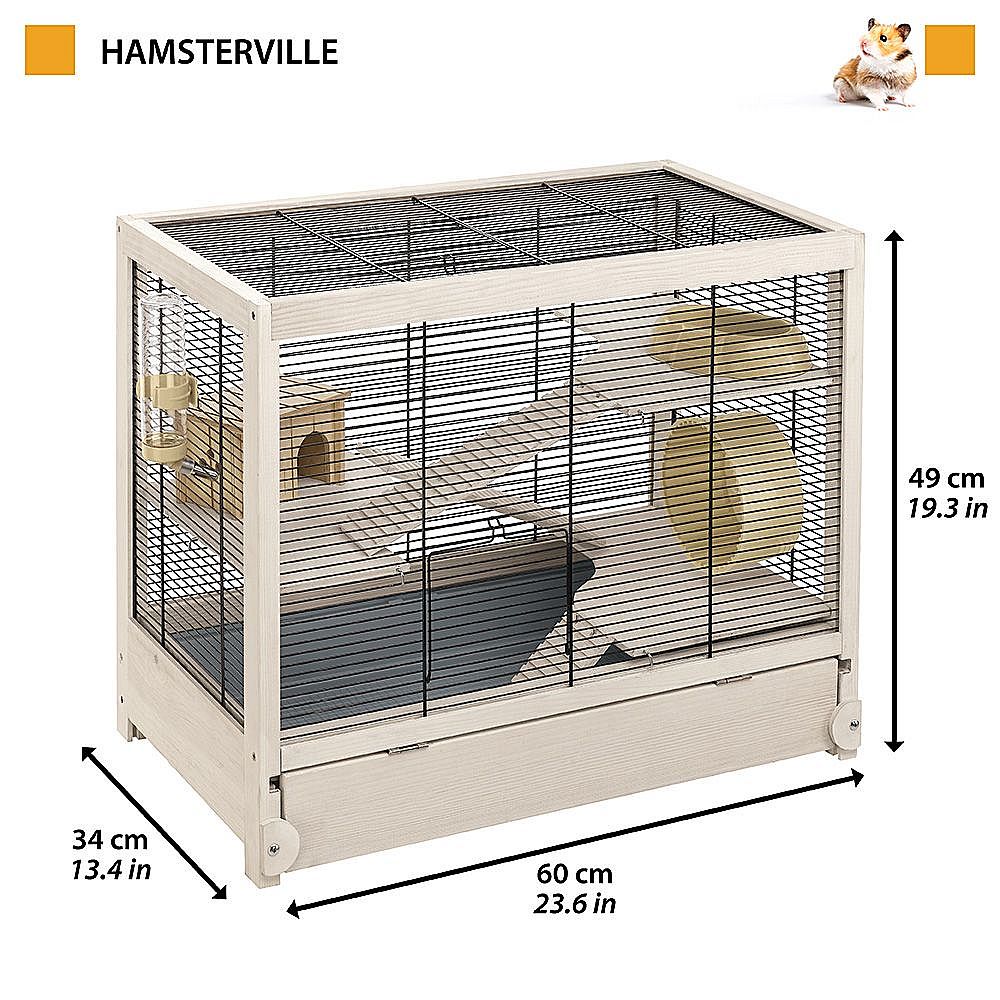 1990bc96f92e5a239e0e81aea009550f7d88f281 CAGE HAMSTERVILLE BLACK – Obrázok 1