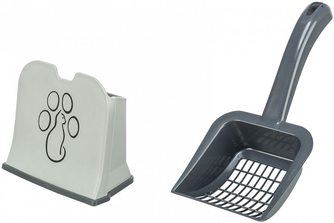 1cb31eab38aa9a0537c63c2eb779f3bb4ff9c621 Litter scoop with holder, L – Obrázok 1