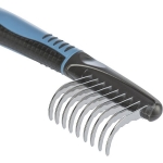 Fur detangler, serrated edge, plastic/metal, 18 cm