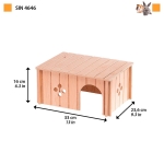 SIN 4646 WOOD HOUSE RABBIT