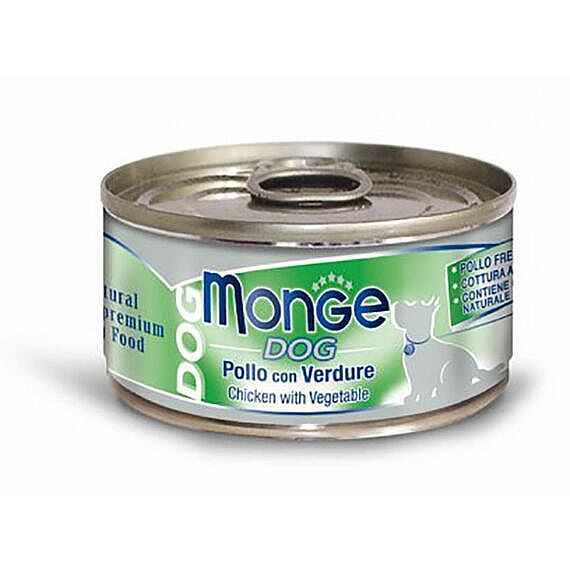 1fb5e65853194a4942a5be5e255016130142f88f MONGE DOG kuracie mäso so zeleninou 95g pre psy – Obrázok 1