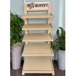 KD BUFFET Policový Snack Bar, S: 80 x 185 x 54.5 cm zapožičanie