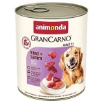 Konzerva GranCarno ADULT hovadz+jahna 800g
