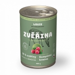 Konzerva LOUIE divina, brusnice, prebiotika 400g pre psov