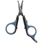 Face and paw scissors, plastic/stainless steel, 8 cm
