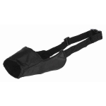 Muzzle, polyester, S–M, black