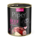 PIPER konzerva pre psov s hovädzími držkami a červenou repou 800g