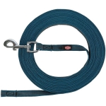 Tracking leash, rubberised, L–XL: 5 m/17 mm, black