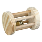 Playing roll, wood, ø 5 × 7 cm