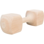 Wooden retrieving dumbbell, angular, 25 cm, approx. 650 g