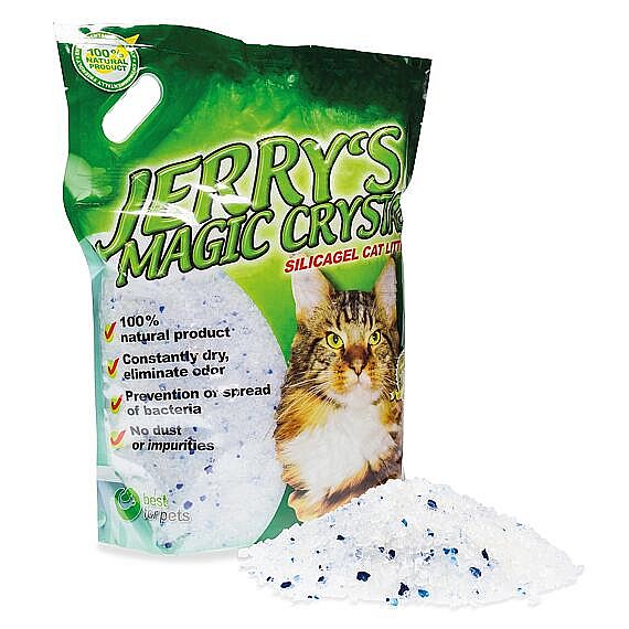 42bca5ba54819b7f5418ea36405fae0c6104d71e Jerrys Magic Crystals Natural 8l silikagél – Obrázok 1