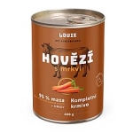 Konzerva LOUIE hovädzie s mrkvou 400g pre psov