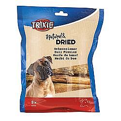 44efac7948e79ccb1286e461f66949395a46523c Bull pizzle, dried, 12 cm, 8 pcs./100 g – Obrázok 1