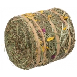 Hay bale with flowermix, ø 15 × 16 cm, 500 g