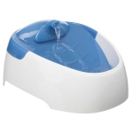 Drinking Fountain Duo Stream, plastic, 1 l/20 × 12 × 23 cm, white/blue