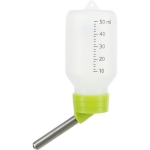 Water bottle with wire holder, plastic, 50 ml, sorted