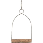Arch swing, wire/wood, 10 × 22 cm