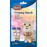 Creamy, krémová pochúťka pre mačky tuniak, krevety 5x14g