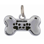 Fancy I.D. tag bone shaped, 3.5 × 2 cm