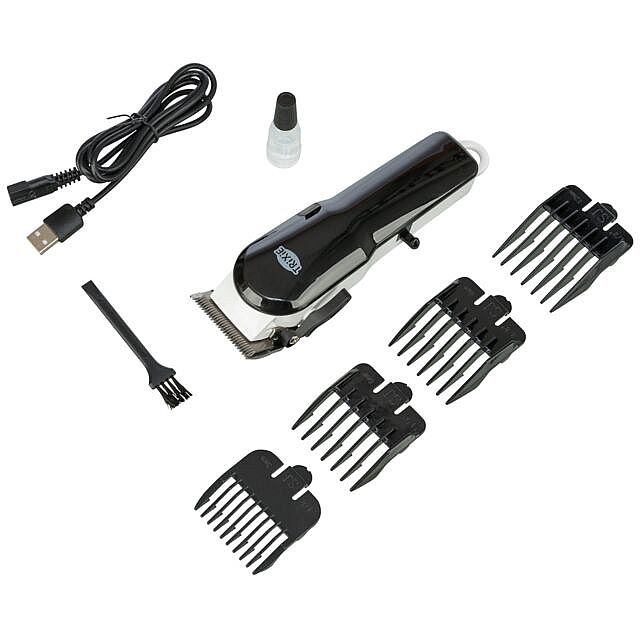 5847735adbc1b58f9f1701a15d1e18851b4a6c29 Strihací strojček CLIPPER TR1200 - akumulátorový, čierna/biela – Obrázok 1