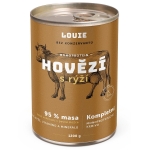 Konzerva LOUIE hovädzie s ryžou 1200g pre psov