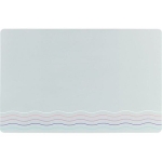 Place mat waves, 44 × 28 cm, grey