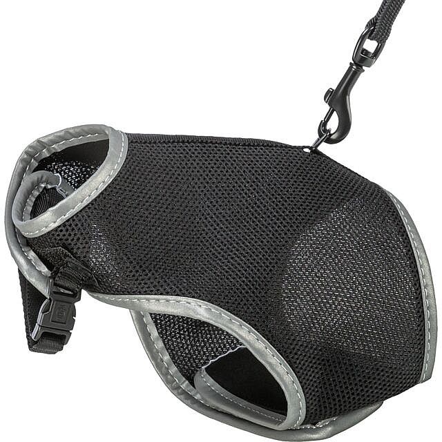 624d90daaa9a248f10b9deda6c49983792aef649 Soft harness cat, with leash, 24–42 cm, 1.20 m – Obrázok 1