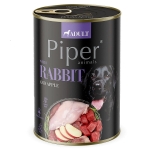 PIPER konzerva pre psov s králikom a jablkom 400g