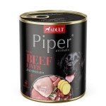 PIPER konzerva pre psov s hovädzou pečienkou a zemiakmi 800g