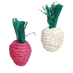 Set of straw toys, radish, 8 cm, 2 pcs.