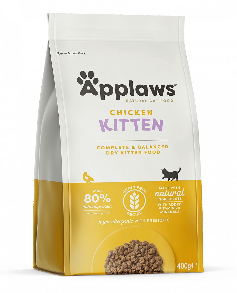 7778770e23cdbc6b93302c9af96536bf5c372673 APPLAWS Kitten chicken 400g – Obrázok 1