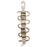 Nibbles on sisal base rope, bark wood/straw, 30 cm