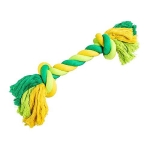 HHD bavlnený uzol 41cm/ 460g limetková, zelená