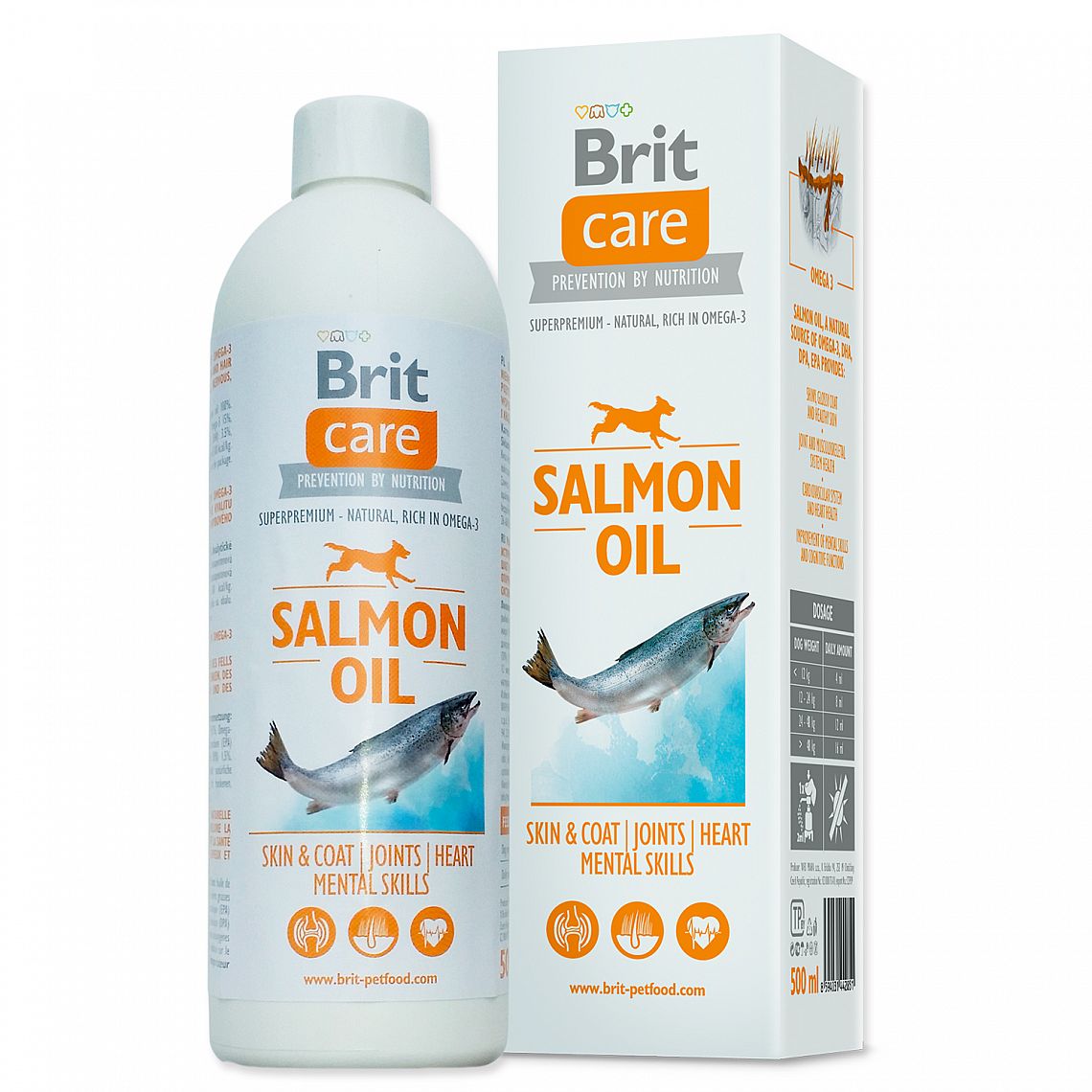 8243cbd06fc0dd3ae6a9b165b1d0ac07ecd5753e BRIT Care Salmon Oil 500ml – Obrázok 1