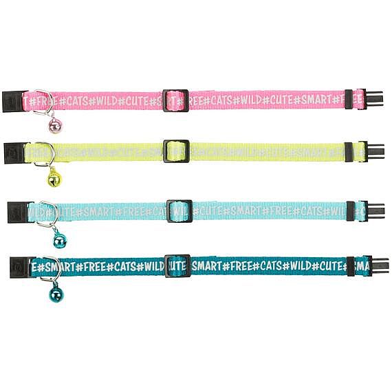 850720f01fc2976287ee6e614d01c2c07614cbfa Cat collar, reflective, cat/paw motif – Obrázok 1