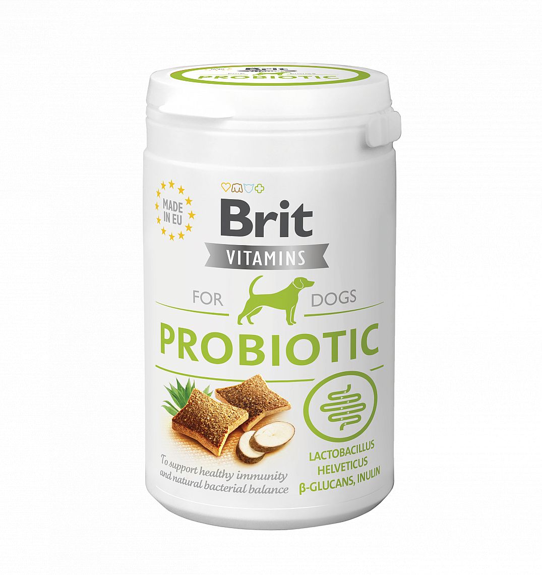 87ebda40d83eb547b4e97a0ea405a9778e7ff2df Brit Vitamins Probiotic 150g Postbiotics – Obrázok 1