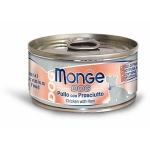 MONGE DOG kuracie mäso so šunkou 95g pre psy