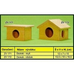 Domcek pre myš 12 x 7 x 10 cm