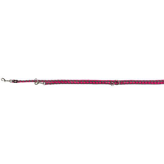 8d36c6da241f07fc7963b46f813b3a3d798d5351 Cavo adjustable leash, L–XL: 2.00 m/ø 18 mm, fuchsia/graphite – Obrázok 1