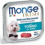 MONGE FRESH - paštika a kúsky s tuniakom 100g pre psov