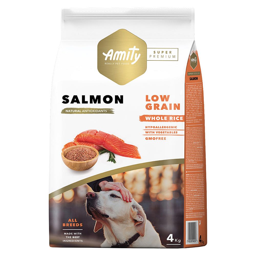 9a4ab1e8d06cf894b283964a1cf2f08febf57cd0 Amity Super Premium LG Salmon 4kg – Obrázok 1