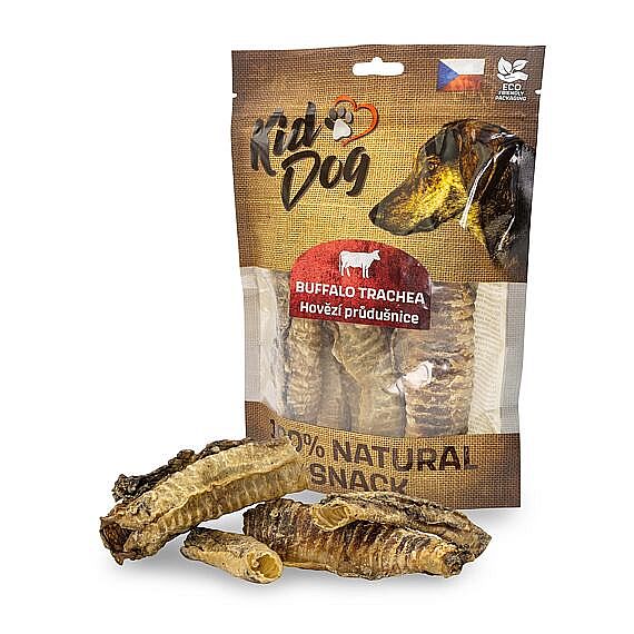9effdc0b662cf9ecbc8aca977f6d3f82dc78ee31 KD Natural Snack, hovädzia trachea 12-13 cm/ 100g – Obrázok 1