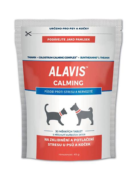 OBC004626-1557123358 ALAVIS Calming pre psov a mačky 45 g/30 žuvacích tabliet – Obrázok 1